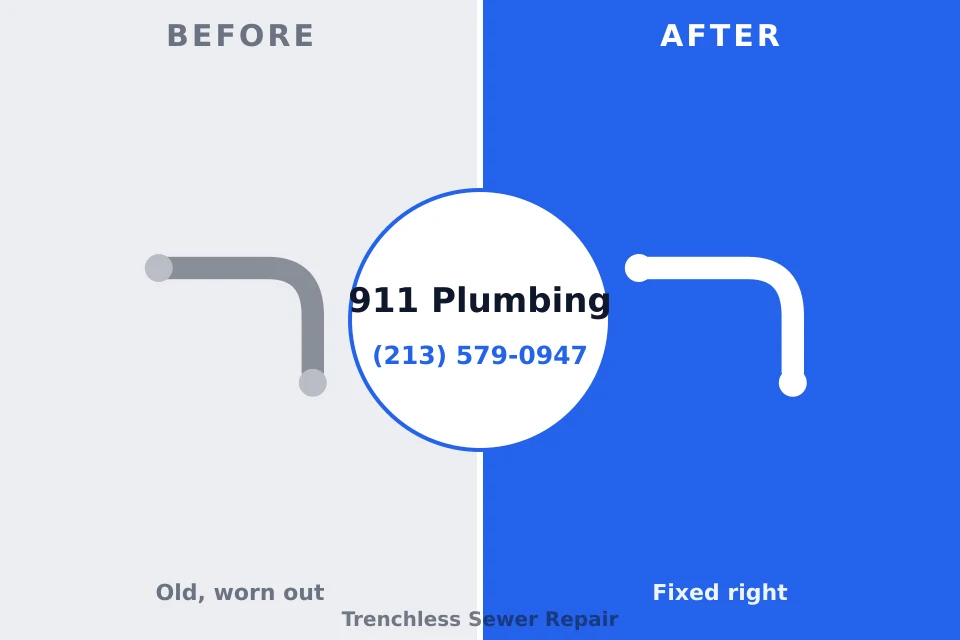 Before and after: plumbing company Newnan, GA